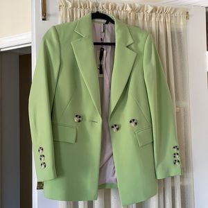 topshop green blazer